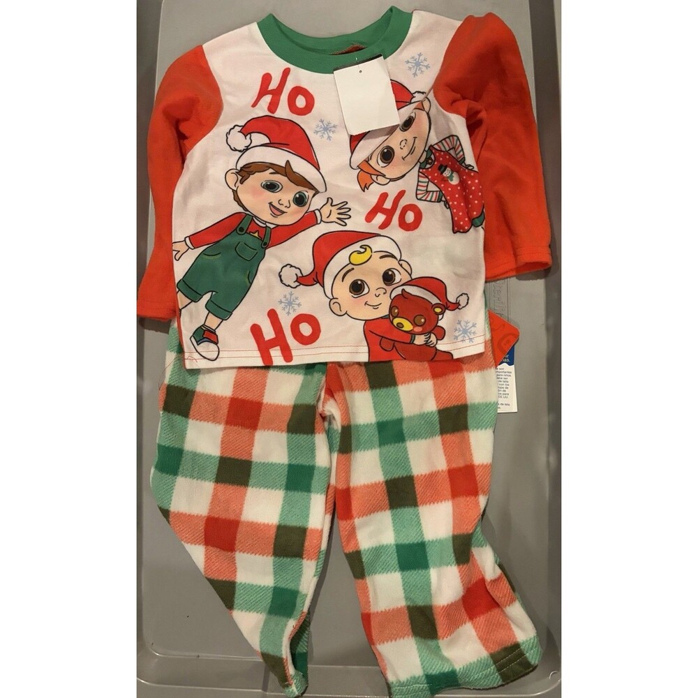 Kids Christmas Coco Melon Pj Set Size 2T B3